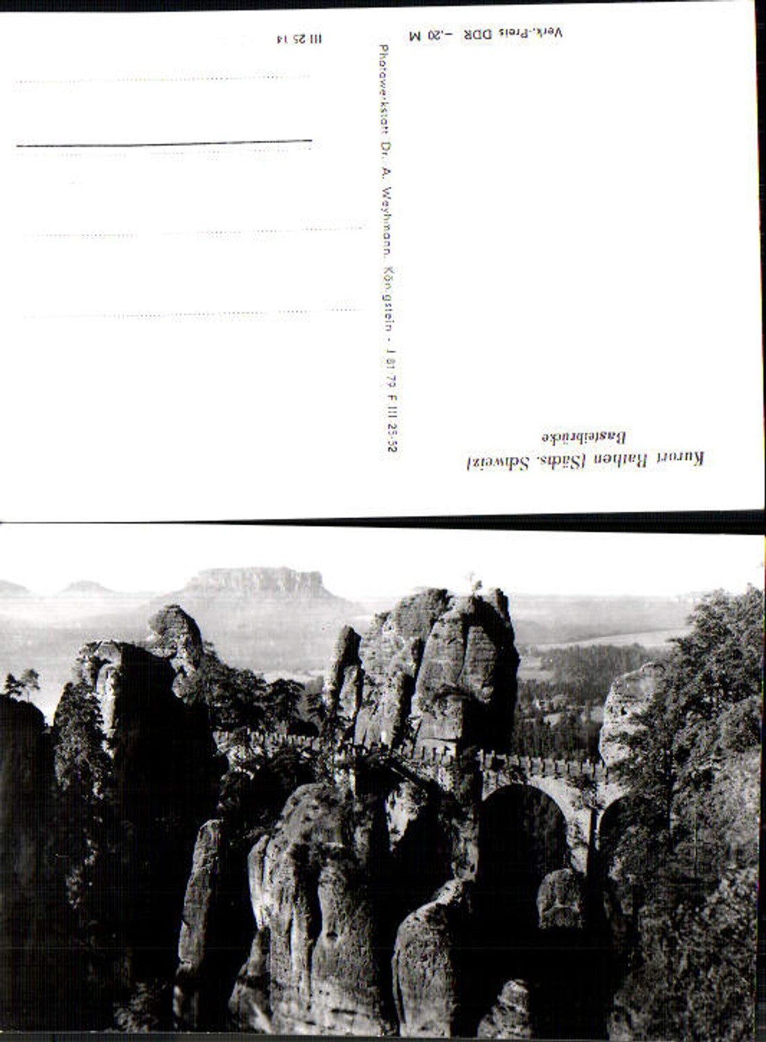 708359 Sächsische Schweiz Rathen Königstein Bastei Basteibrücke