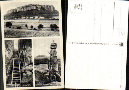 708369 Sächsische Schweiz Rathen Königstein Barbarrine Pfaffenstein