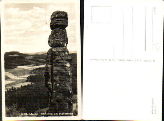 708373 Sächsische Schweiz Königstein Barbarine Pfaffenstein