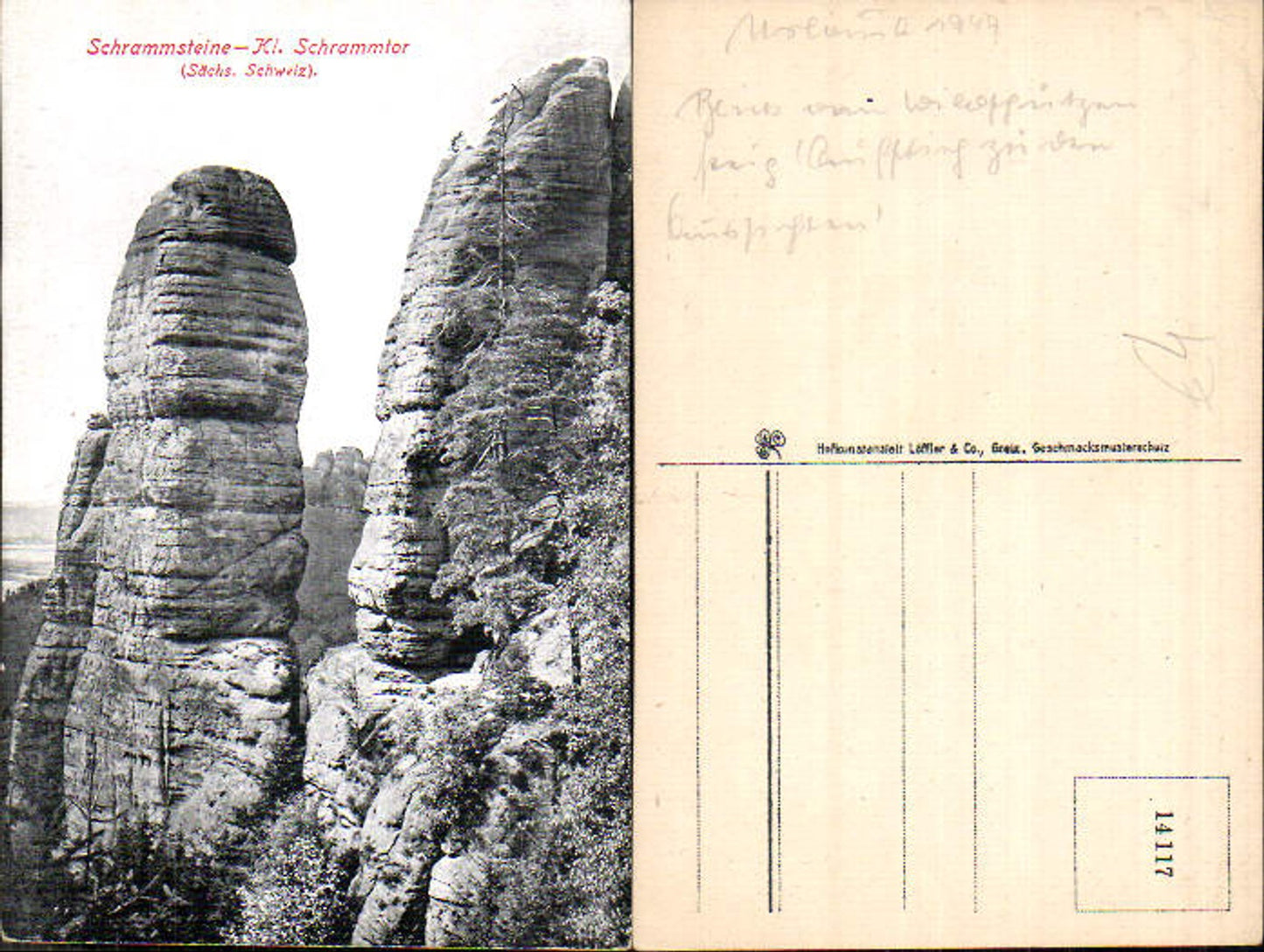 708382 Sächsische Schweiz Königstein Barbarine Pfaffenstein Schrammsteine