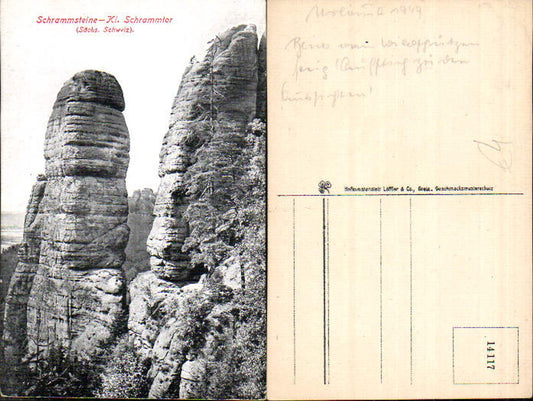 708382 Sächsische Schweiz Königstein Barbarine Pfaffenstein Schrammsteine