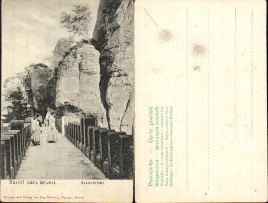 708390 Sächsische Schweiz Königstein Schandau Rathen Bastei Basteibrücke