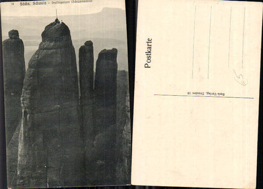 708391 Sächsische Schweiz Königstein Rathen Schrammsteine