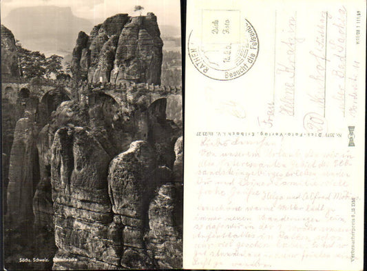 708401 Sächsische Schweiz Rathen Königstein Bastei Basteibrücke
