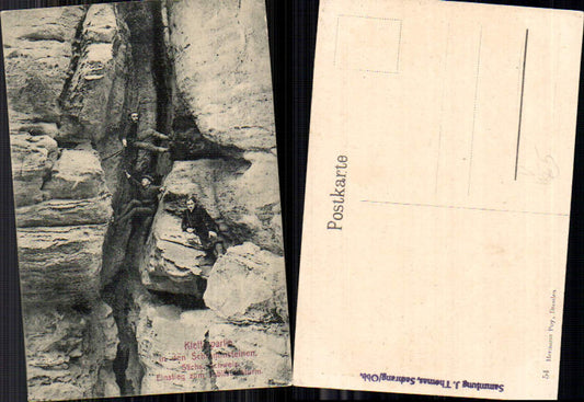 708404 Sächsische Schweiz Rathen Königstein Schrammsteine Kletterer pub Poy Hermann 54