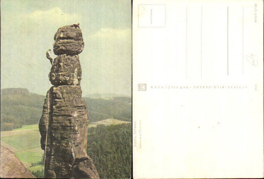 708411 Sächsische Schweiz Rathen Königstein Barbarine Pfaffenstein