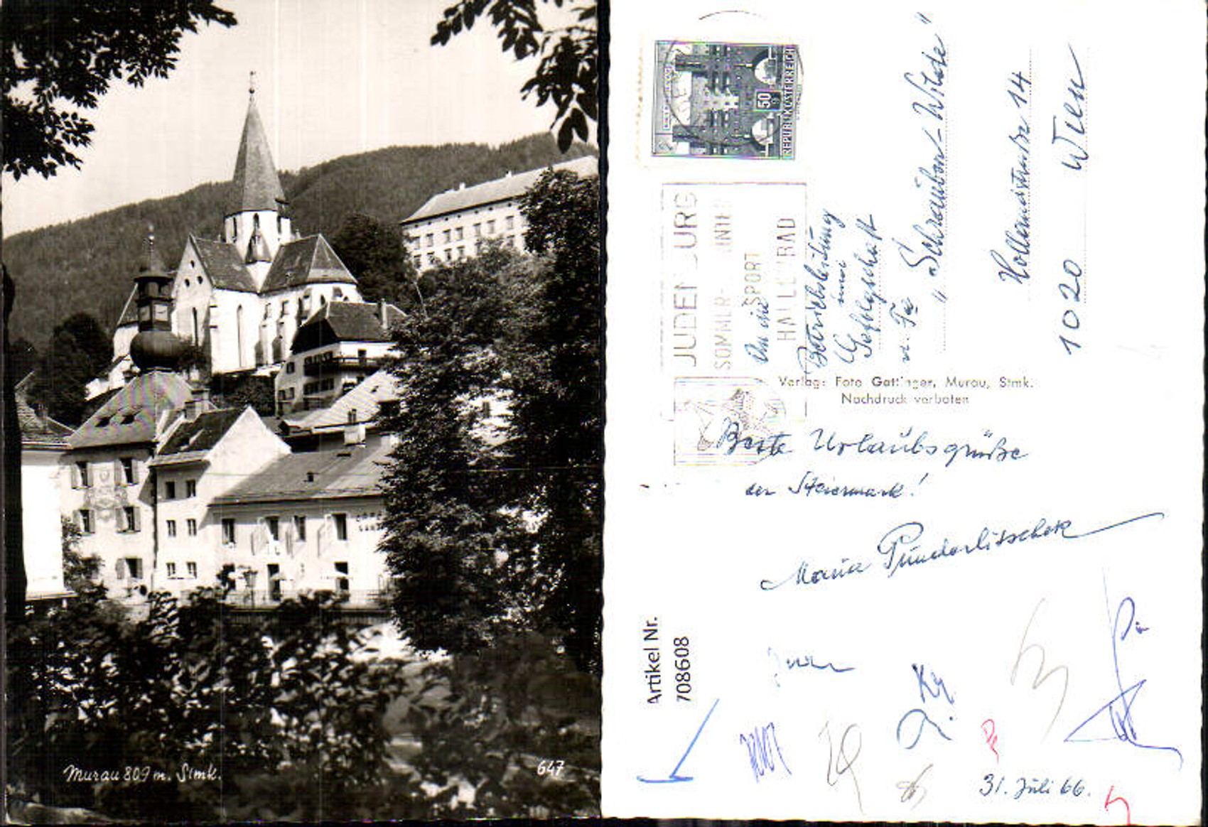 Alte Ansichtskarte – Old Postcard