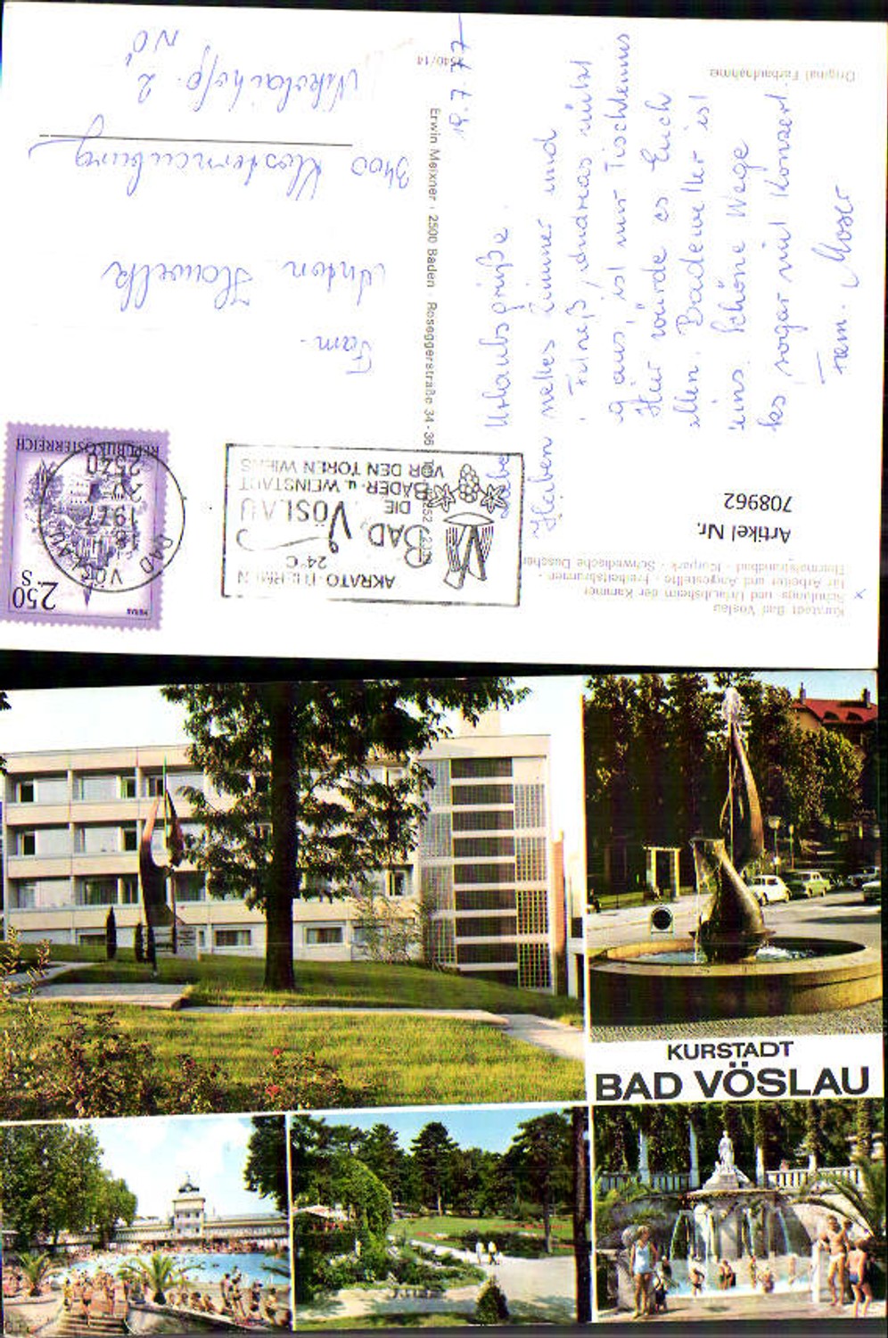 Alte Ansichtskarte – Old Postcard