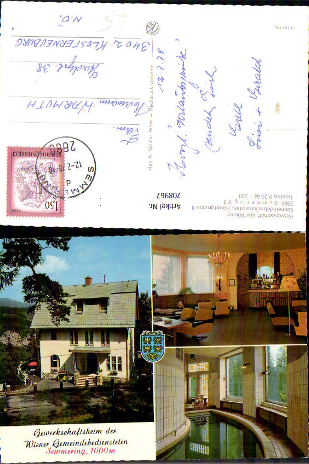 Alte Ansichtskarte – Old Postcard