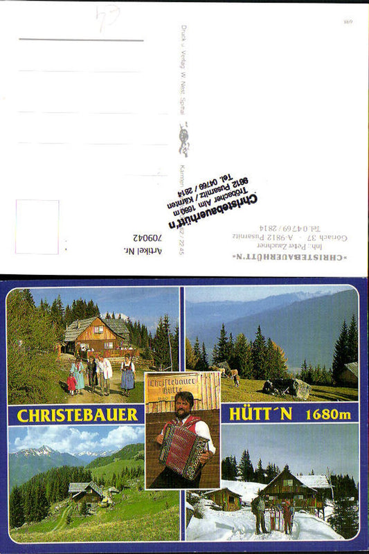 709042 Multi-image AK Pusarnitz Christebauerhüttn Accordion