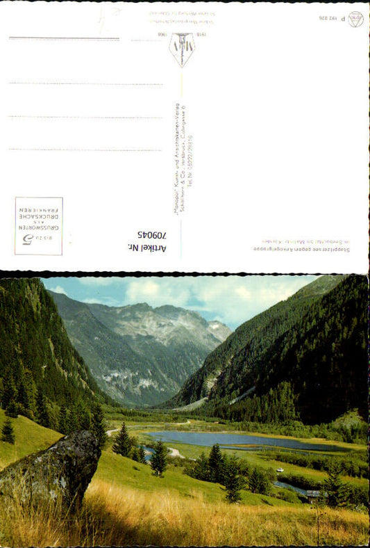 709045 Stappitzersee vs. Ankogelgruppe Seebachtal b. Mallnitz