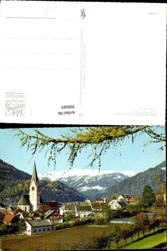 709049 Obervellach on the Tauern Railway with the Hohe Tauern