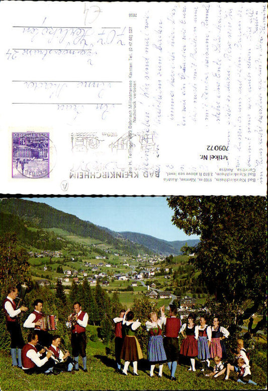 709072 Bad Kleinkirchheim Tanzen Musikanten Tracht