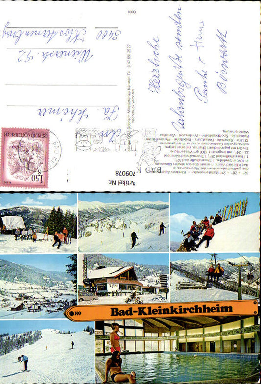 709078 Mehrbild AK Bad Kleinkirchheim Hallenbad Wintersport