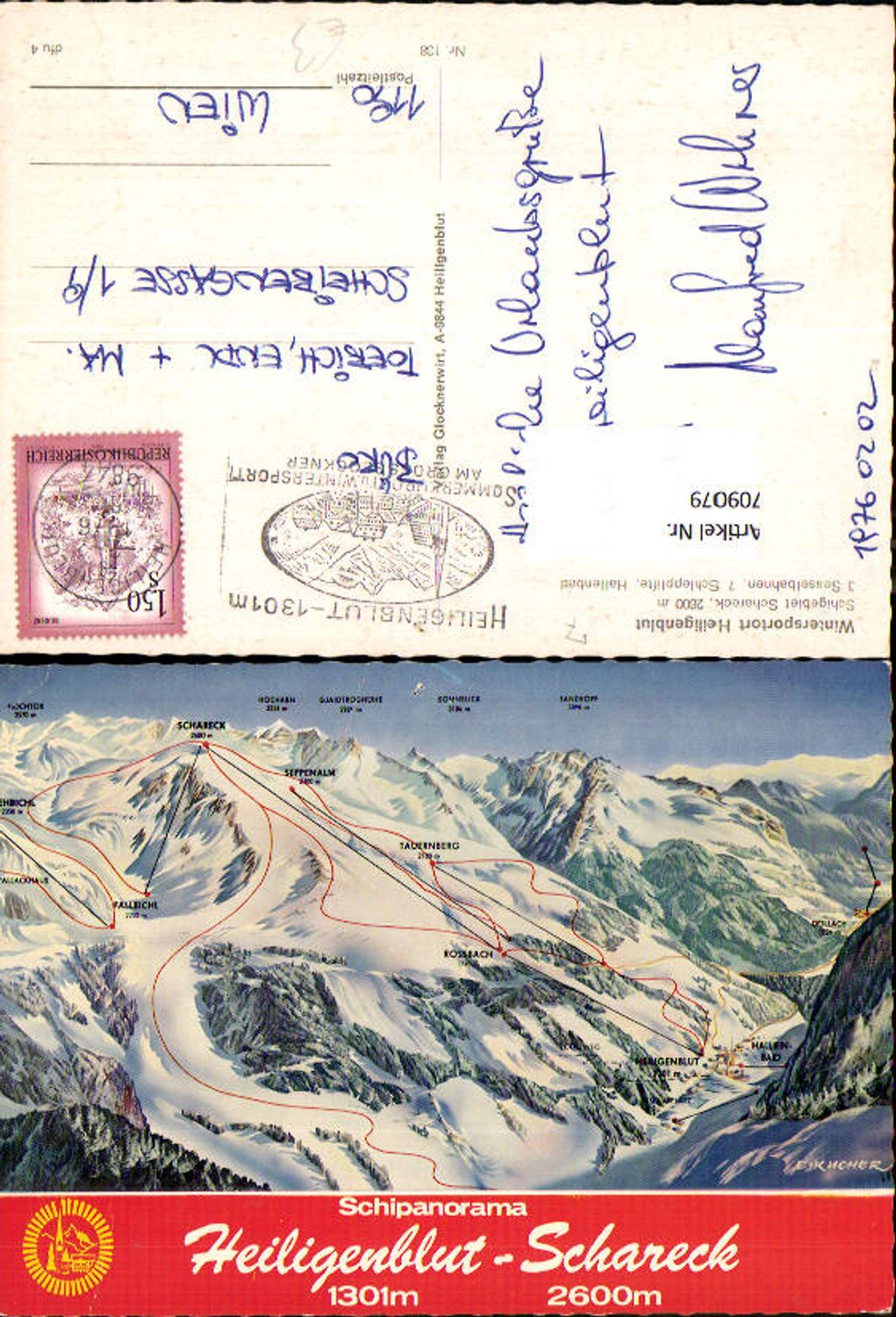 709079 Schipanorama Heiligenblut Schareck Wintersport