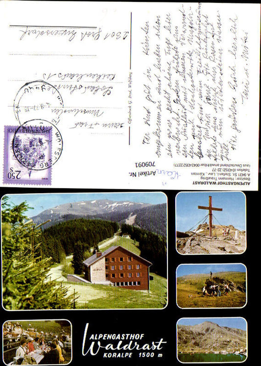 709091 Mehrbild AK Alpengasthof Waldrast St Stefan im Lavanttal Koralpe