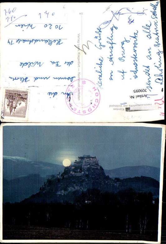 709095 Burg Hochosterwitz mit Vollmond