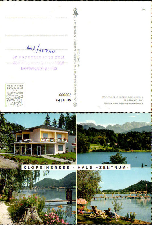 709099 Mehrbild AK Klopein Klopeinersee Haus Zentrum