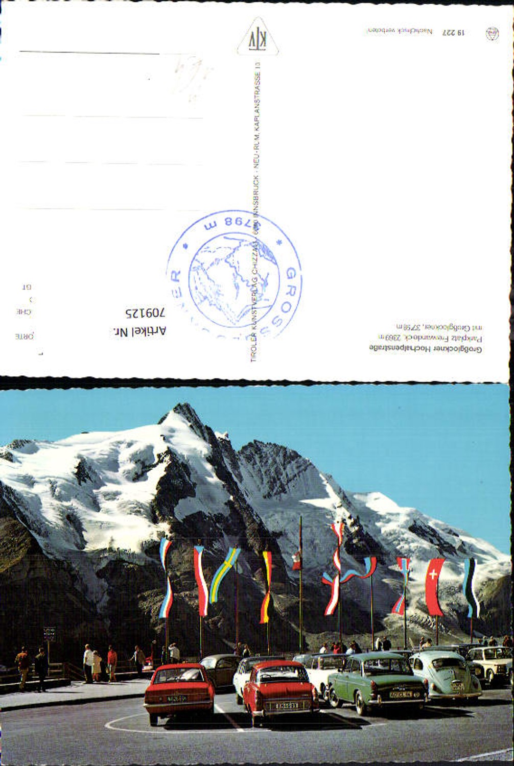 709125 Grossglockner High Alpine Road Heiligenblut Parking lot Freiwandeck VW Beetle