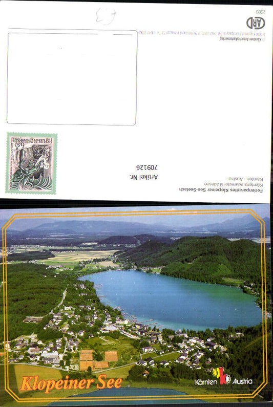 709126 Aerial photograph Seelach Klopeinersee