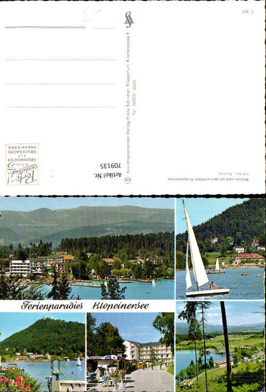 709135 Multi-image AK Klopeinersee Sailing Views around the lake