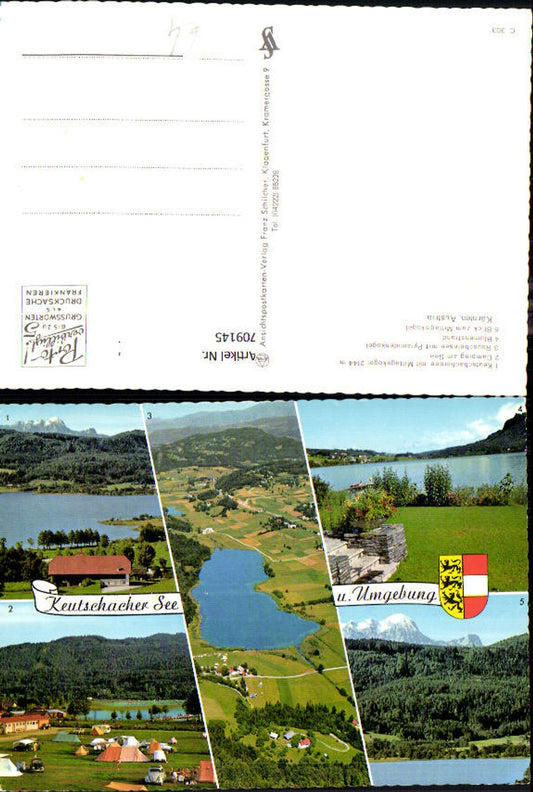 709145 Mehrbild AK Keutschach Keutschacher See Camping Rauschelesee Blumenstrand