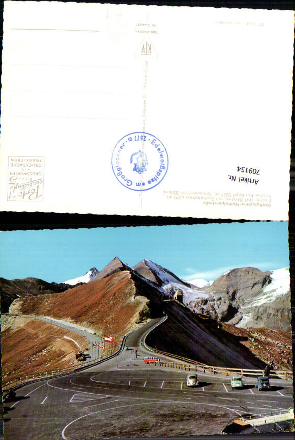 709154 Grossglockner High Alpine Road Fuscher Törl Heiligenblut Sonnenwelleck VW Beetle Bully