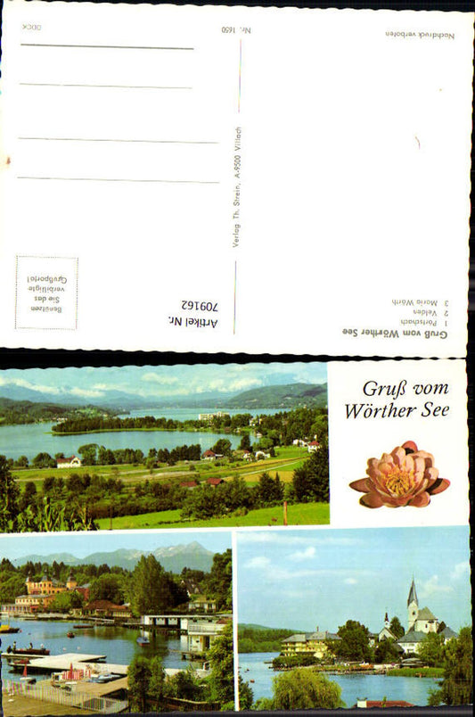 709162 Mehrbild AK Wörthersee Pörtschach Velden Maria Wörth