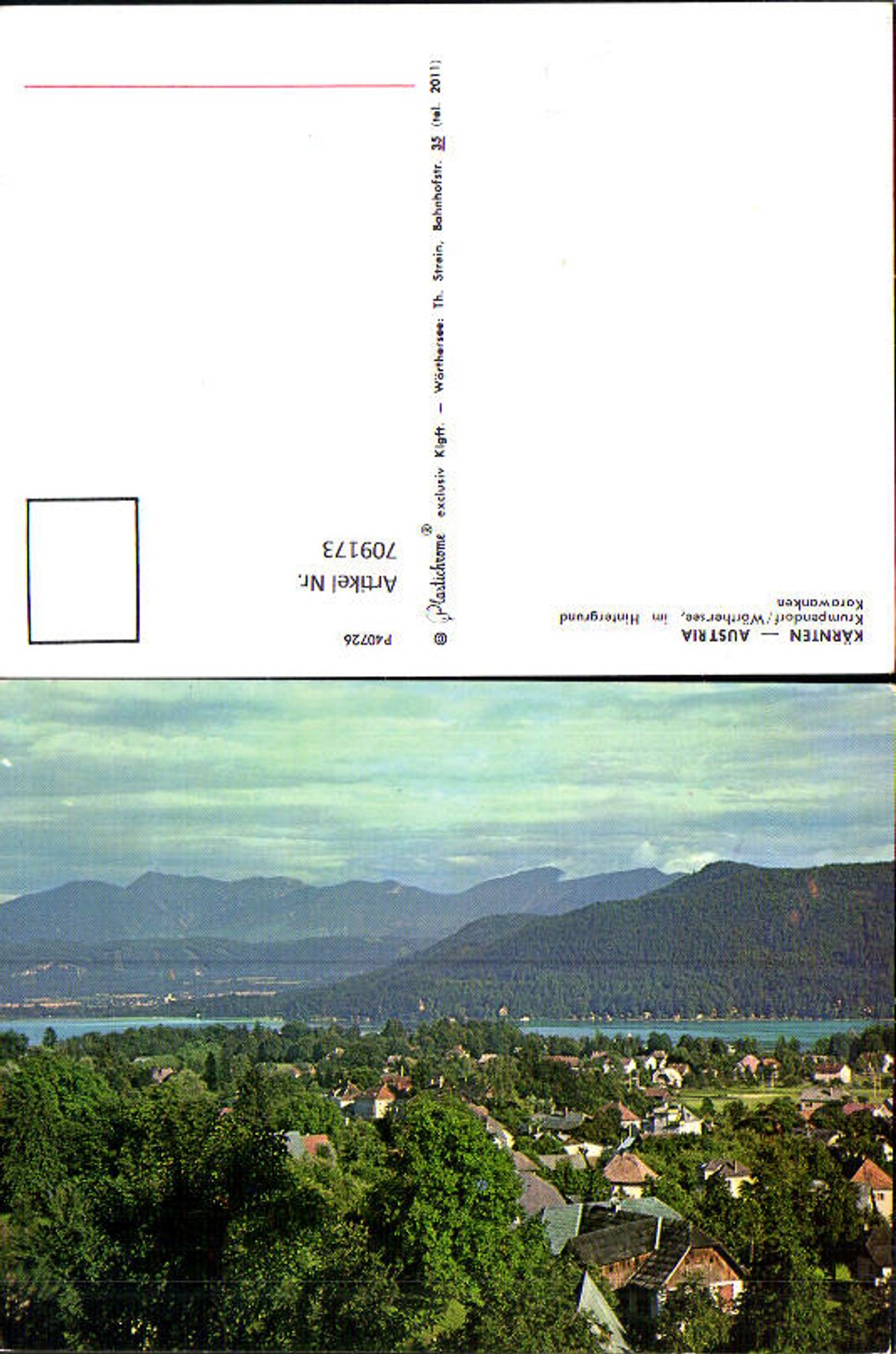 709173 Krumpendorf Wörthersee with Karawanken