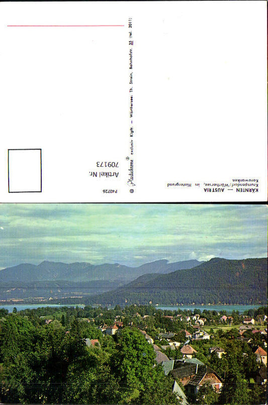 709173 Krumpendorf Wörthersee with Karawanken