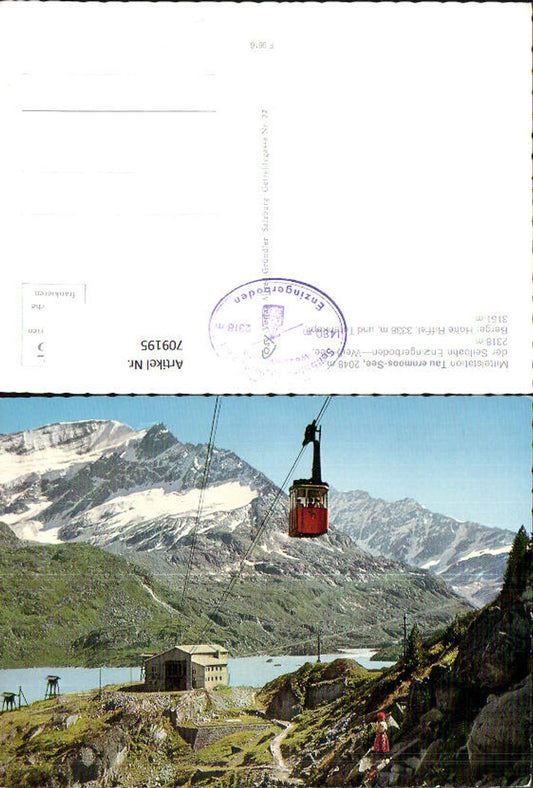 709195 Tauernmoos-See middle station Enzingerboden Weißsee Uttendorf cable car