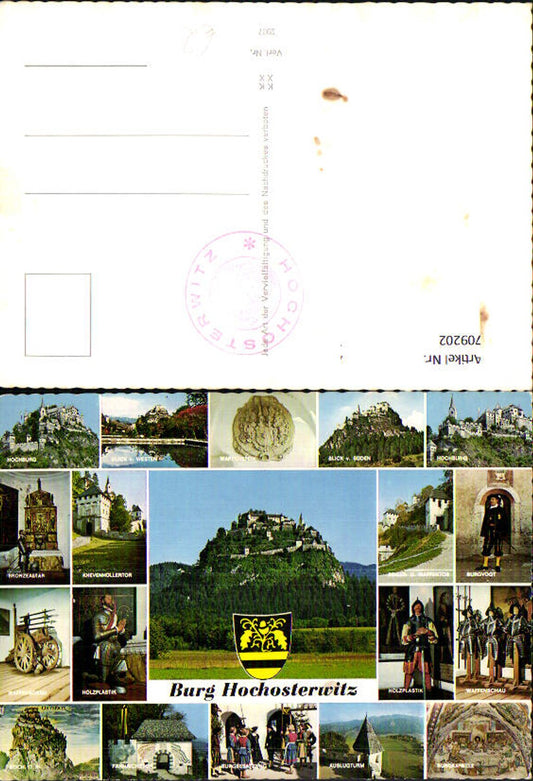 709202 Multi-image AK Hochosterwitz Castle High Castle Castle Warden Weapons Display Lookout Tower