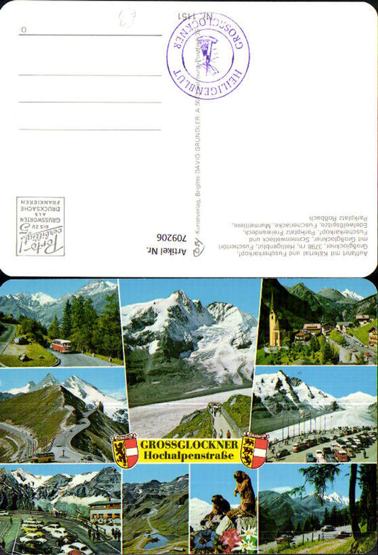 709206 Mehrbild AK Großglockner Hochalpenstraße Heiligenblut Fuschertörl Edelweißspitze