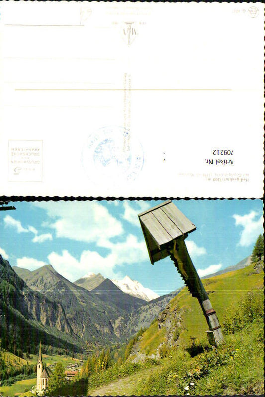 709212 Heiligenblut mit Großglockner Wegkreuz