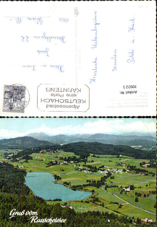 709223 Luftbild Rauschelesee Höflein Keutschach