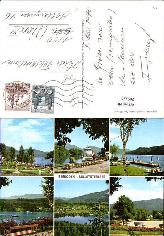 709224 Mehrbild AK Seeboden am Millstättersee Schiff Dampfer Strandbad
