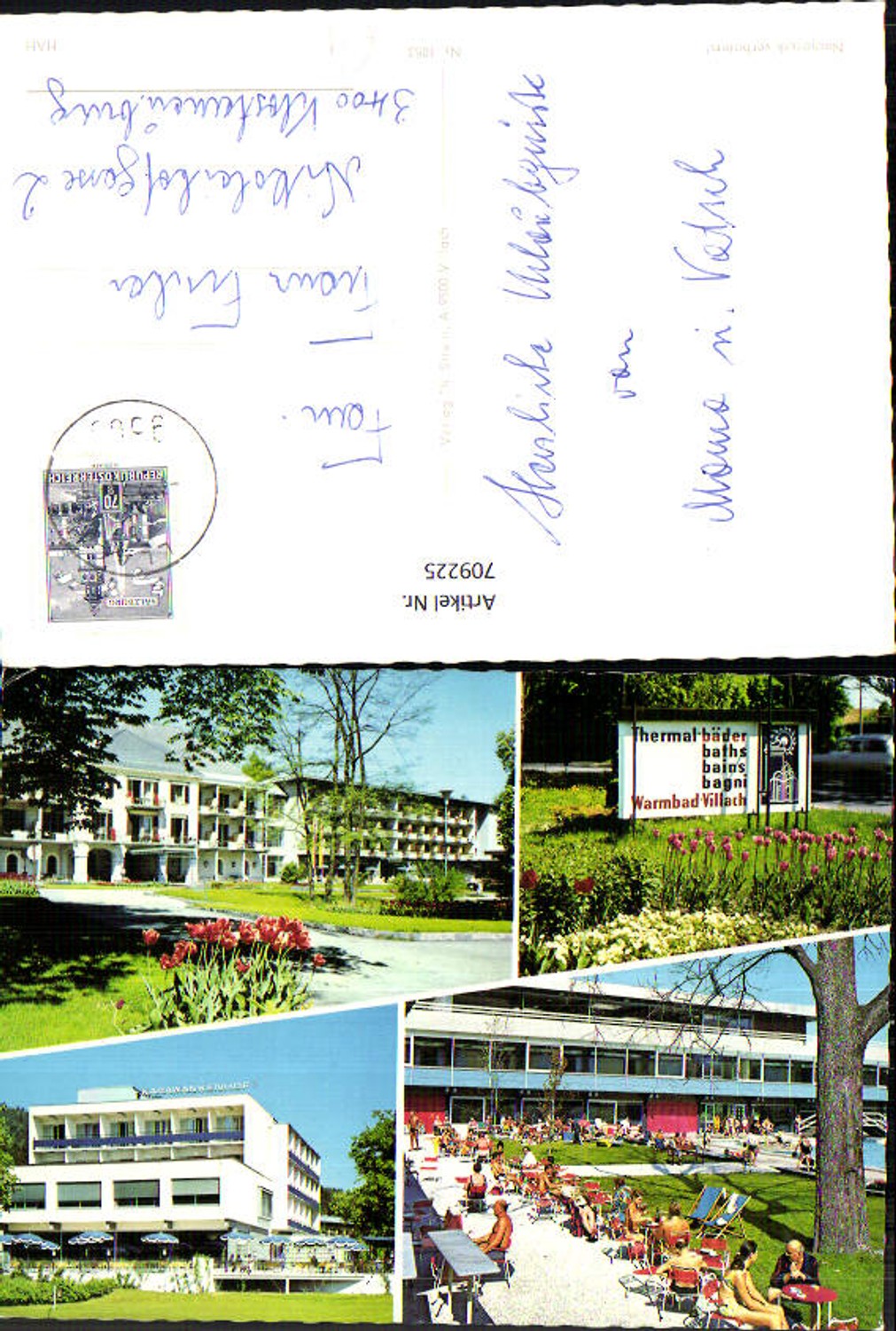 709225 Multi-image AK Warmbad Villach Karawankenhof