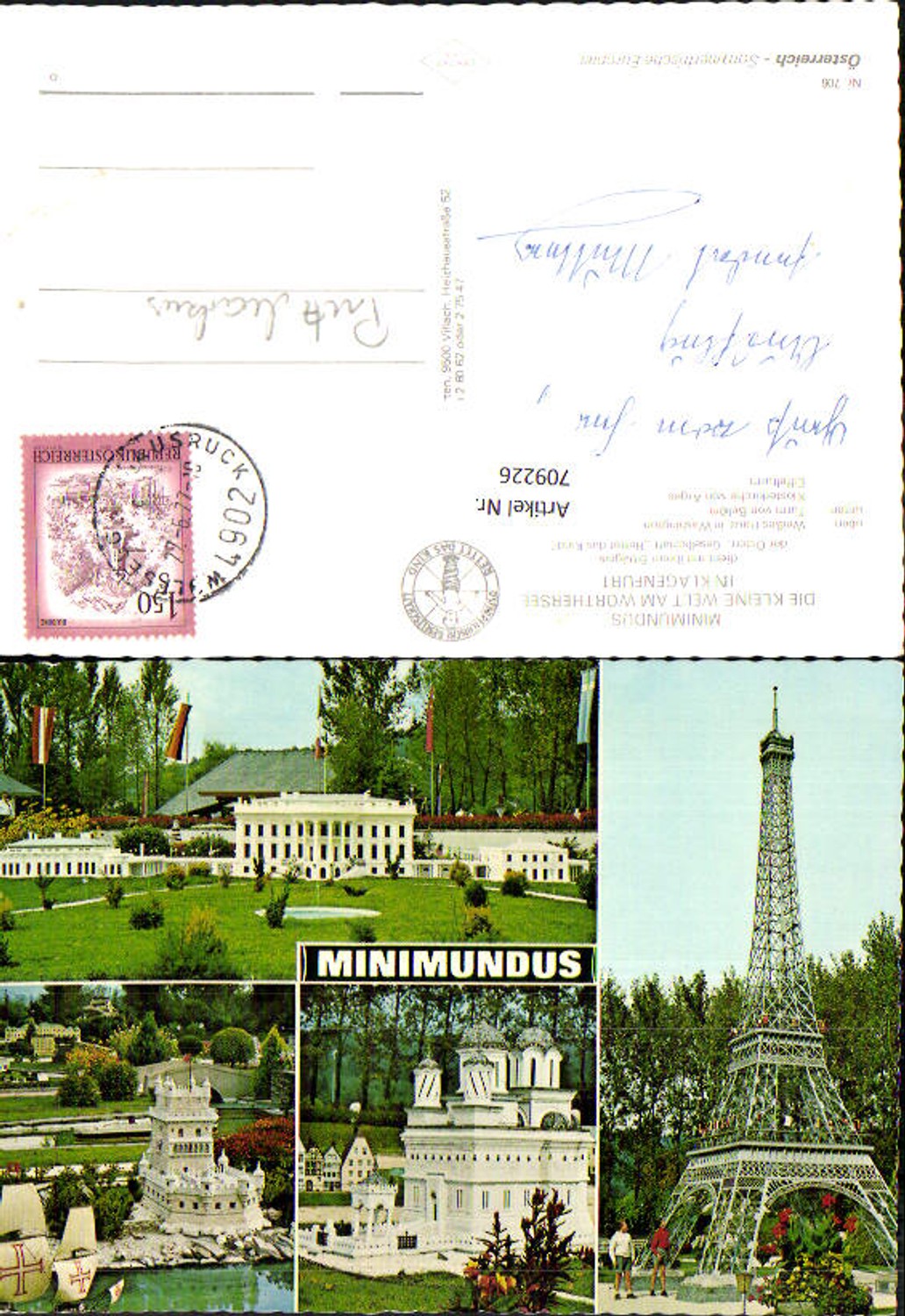 709226 Mehrbild AK Klagenfurt Wörthersee Minimundus