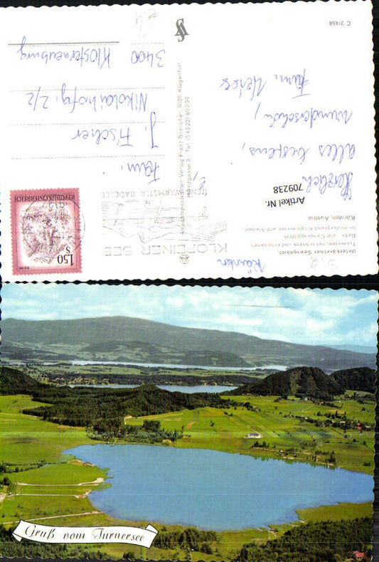 709238 Turnersee and Klopeinersee and St Kanzian a. reservoir. Lake Klopein