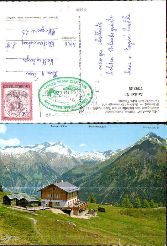 709239 Mallnitz Häusleralm with a view of the Hohe Tauern mountains