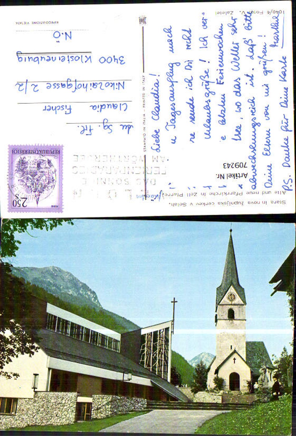 709243 Gemeinde Sele Zell Pfarre Pfarrkirche b. Ferlach
