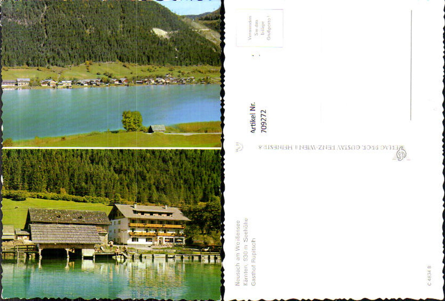 709272 Multi-image AK Neusach a. Weißensee Weissensee Gasthof Rupitsch