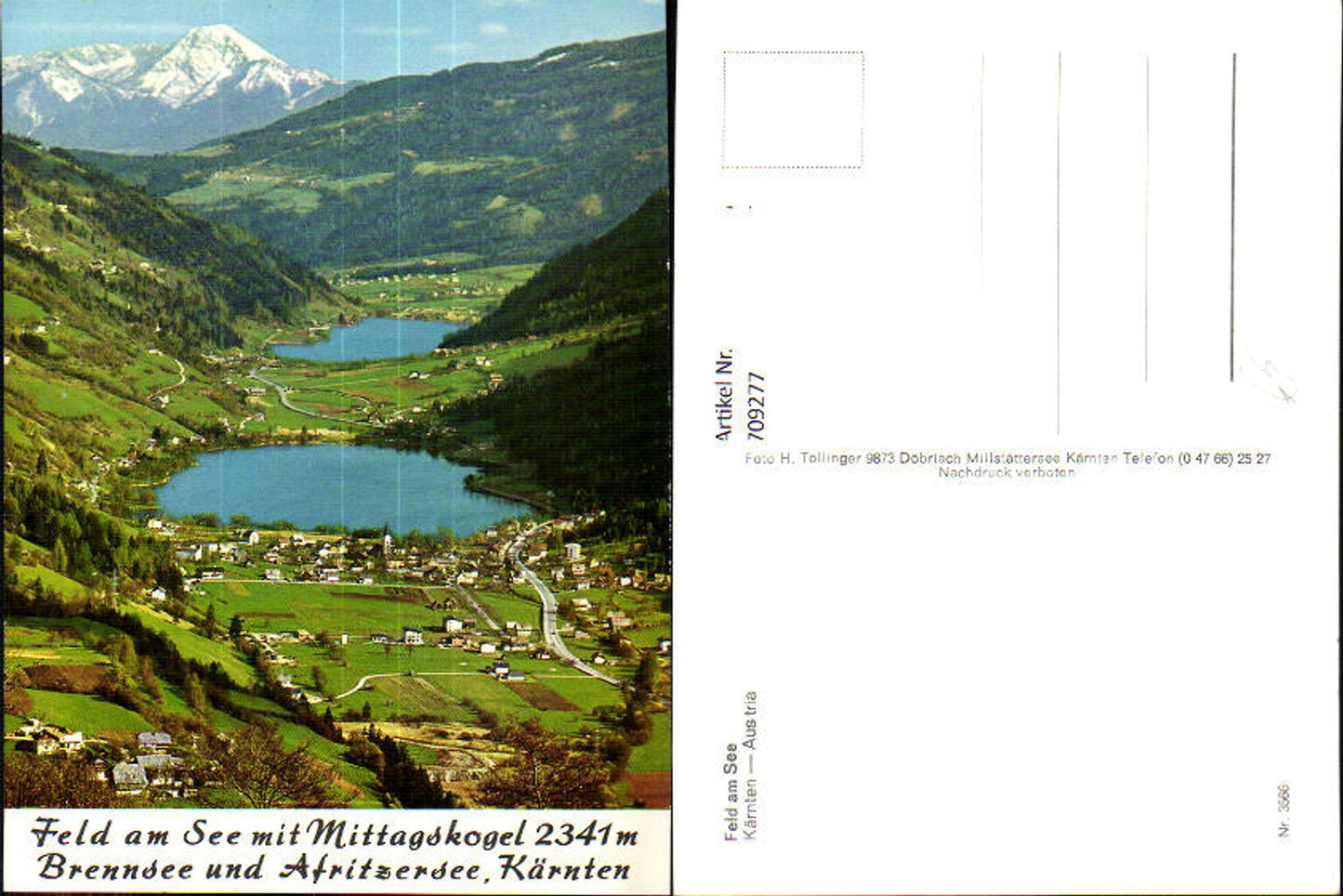 709277 Luftbild Feld am See Kärnten