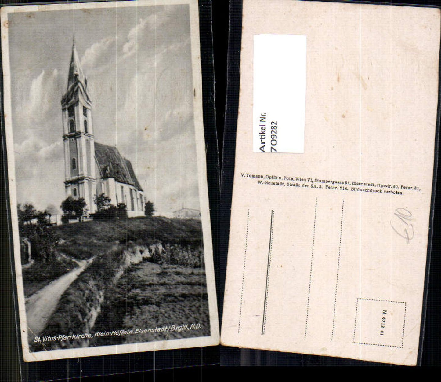 709282 Eisenstadt Klein-Höflein St Vitus-Pfarrkirche Kirche