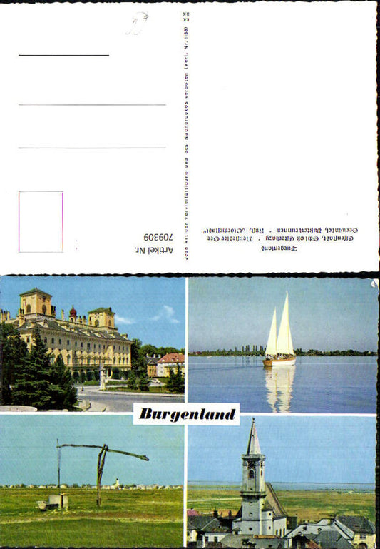 709309 Mehrbild AK Burgenland Eisenstadt Neufelder See Seewinkel Puztabrunnen Rust