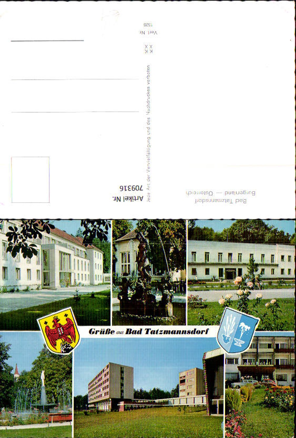 709316 Mehrbild AK Bad Tatzmannsdorf Kurhaus Brunnen Parkhotel