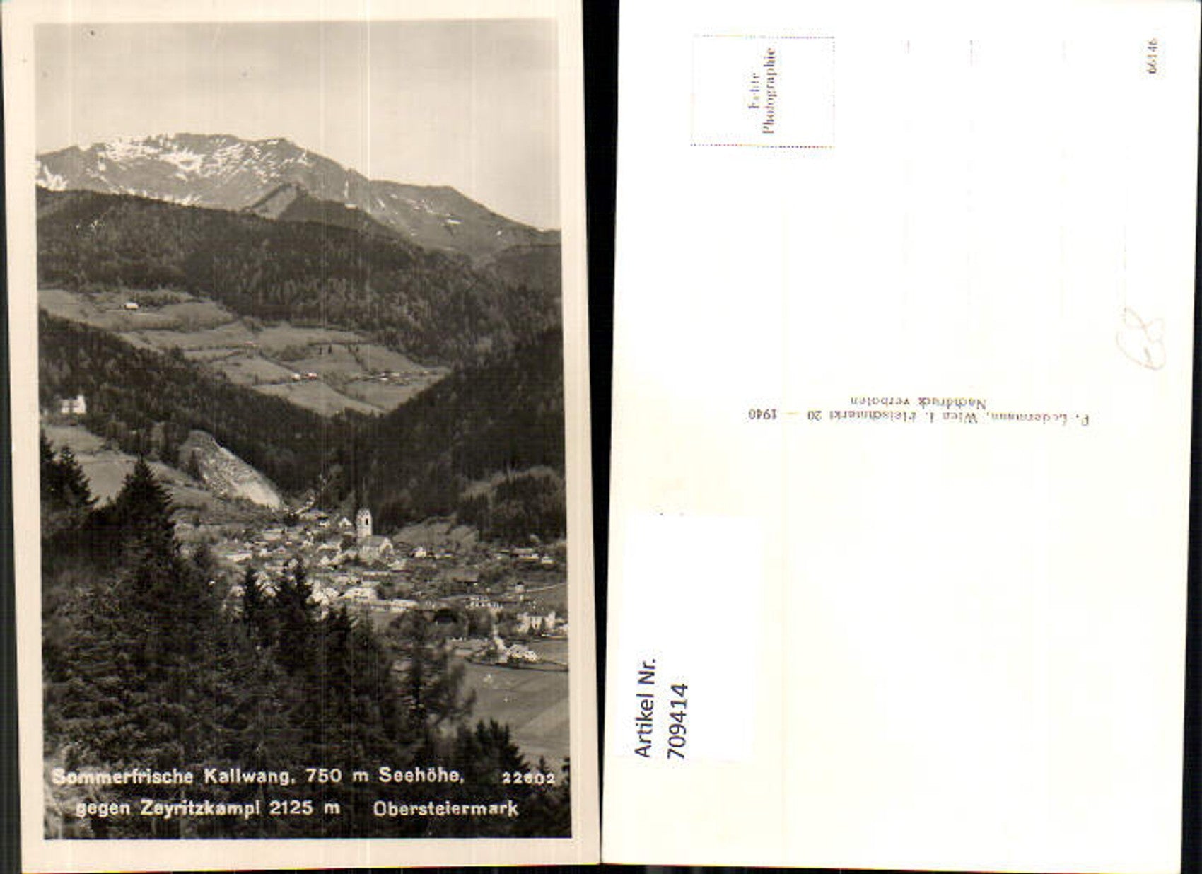 Alte Ansichtskarte – Old Postcard