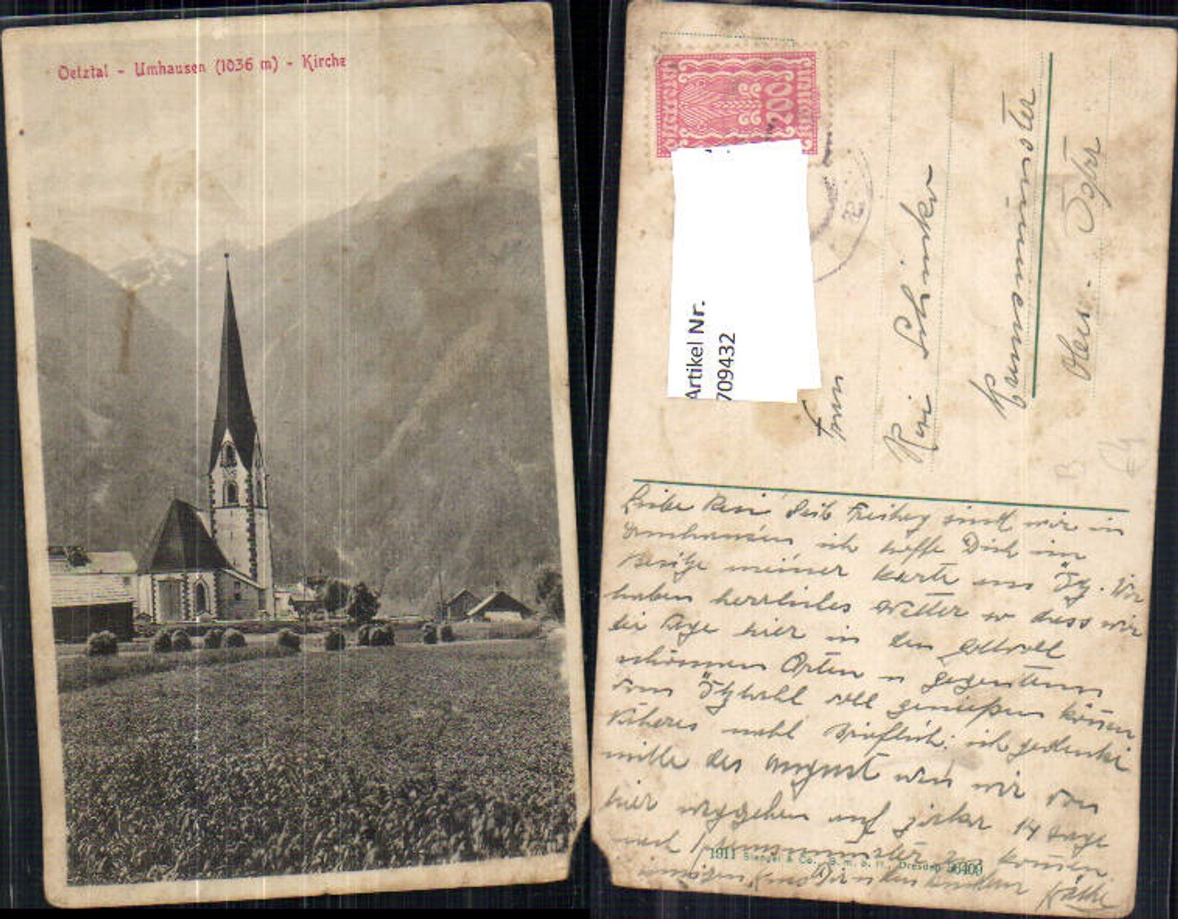 Alte Ansichtskarte – Old Postcard