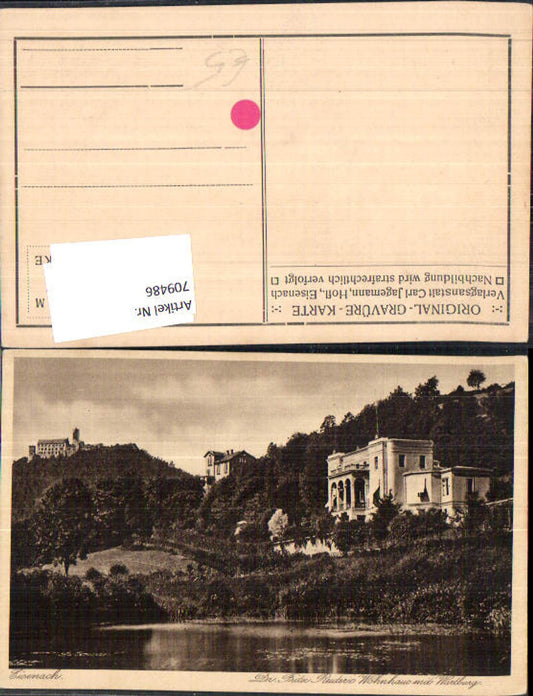 709486 Eisenach Wartburg Reuter Wohnhaus
