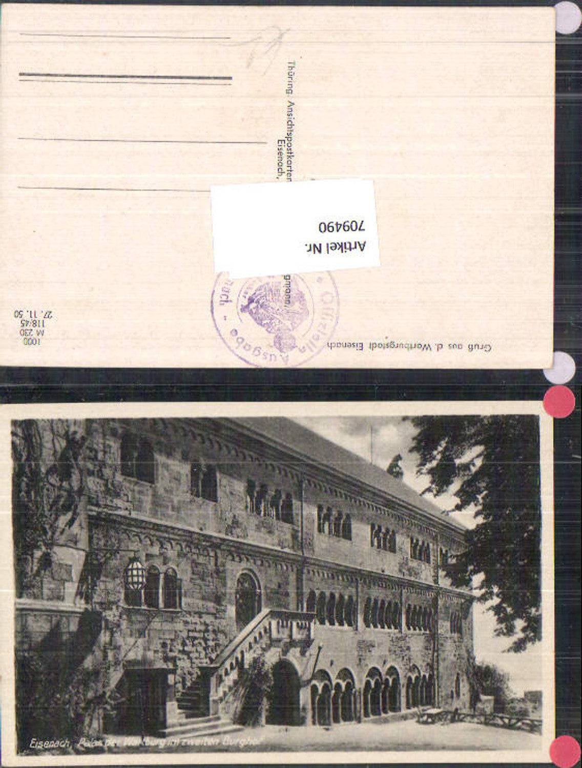 709490 Eisenach Wartburg Castle Courtyard